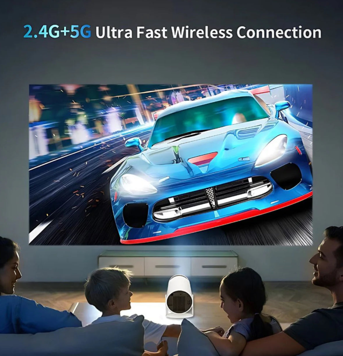 Mini Portable Projector - 4K | HD | Wifi | Bluetooth